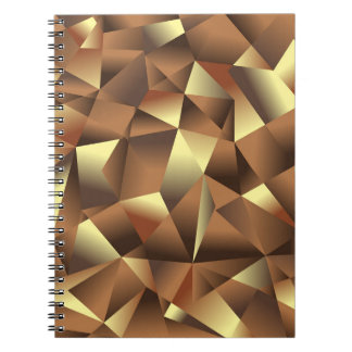 Polygon Background: Abstract Textured Art Notebook