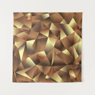 Polygon Background: Abstract Textured Art Tapestry