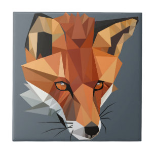 Polygon Fox Custom Tile