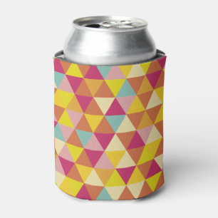 Polygon Multi colour Triangles in Geometrical Shap Can Cooler