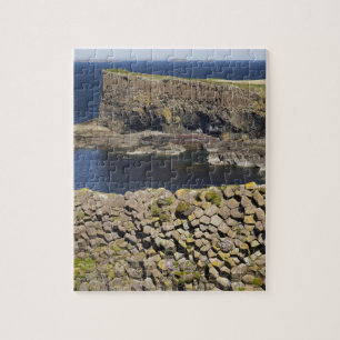 Polygonal basalt, Staffa, off Isle of Mull, Jigsaw Puzzle
