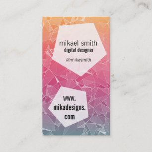 Polygonal Business Card
