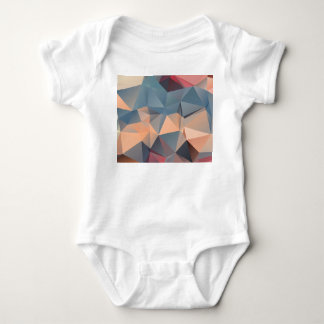 Polygonal Mosaic: Creative Geometrical Elegance. Baby Bodysuit