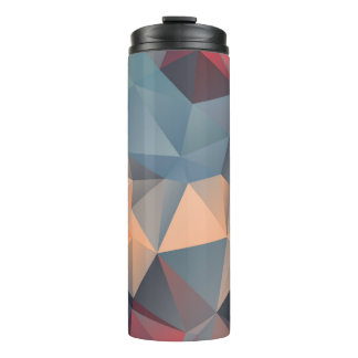 Polygonal Mosaic: Creative Geometrical Elegance. Thermal Tumbler