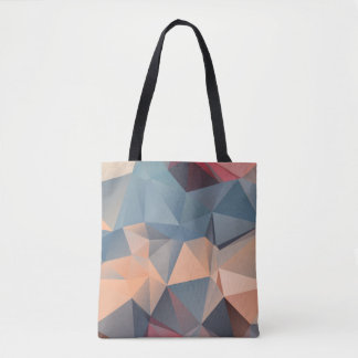 Polygonal Mosaic: Creative Geometrical Elegance. Tote Bag