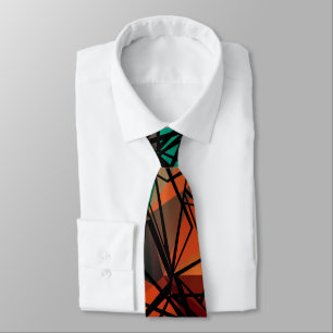 Polygonal pattern tie