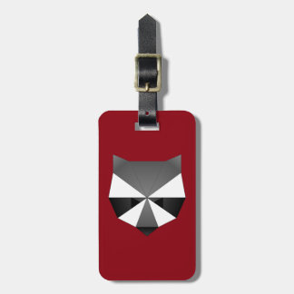 Polygonal Racoon Luggage Tag