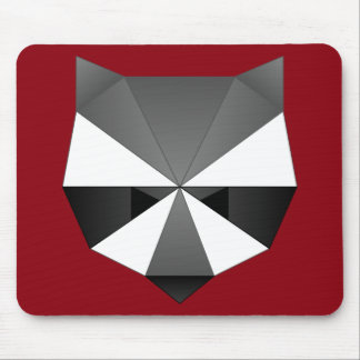 Polygonal Racoon Mouse Mat