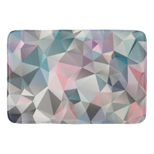 polygonal, triangles bath mat