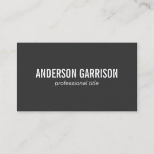 Polygons black business card
