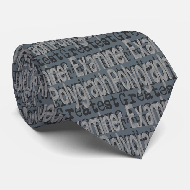 Polygraph Examiner Extraordinaire Tie (Rolled)