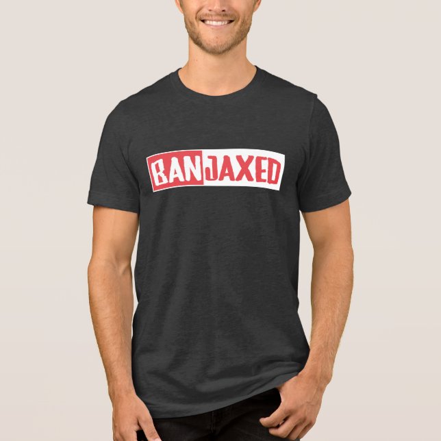 Polyhedron Collider podcast - Banjaxed Tri-Blend Shirt (Front)