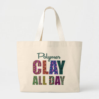 Polymer Clay All Day Large Tote Bag
