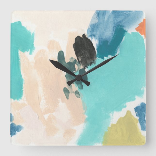 Polymeric III Square Wall Clock (Front)