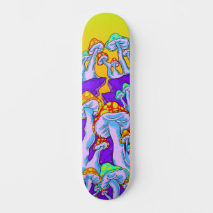 Polymorph Psychedelic Mushroom Mountain Skateboard