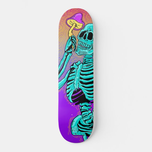 Polymorph Psychedelic Skeleton Skateboard (Front)