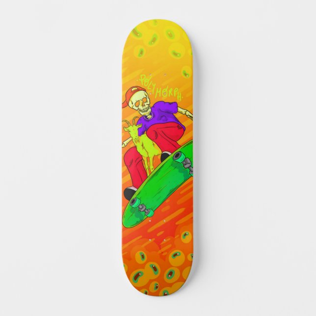 Polymorph Skeleton & Friends Skateboard (Front)