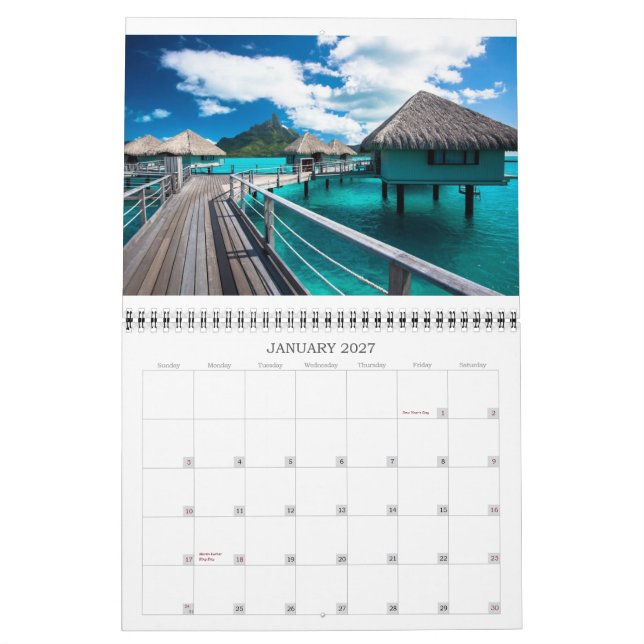 Polynesia 2014 calendar (Jan 2027)
