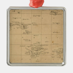 Polynesia 2 metal tree decoration