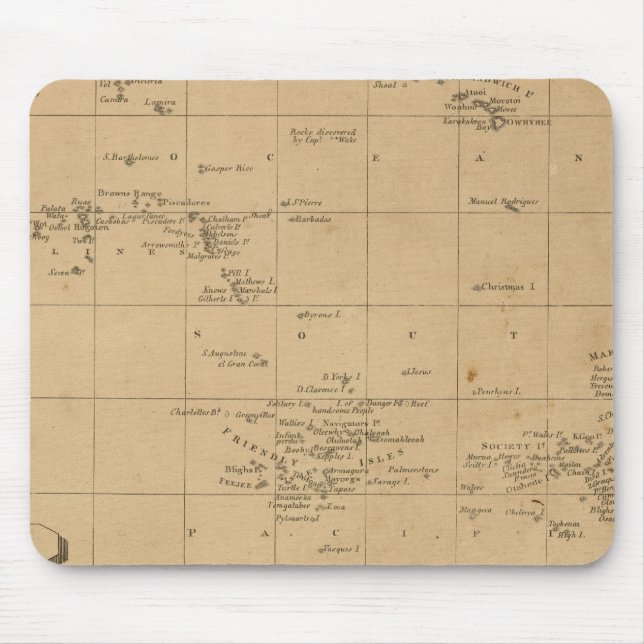 Polynesia 2 mouse mat (Front)