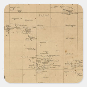 Polynesia 2 square sticker