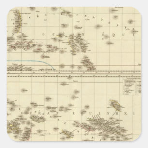 Polynesia 3 square sticker