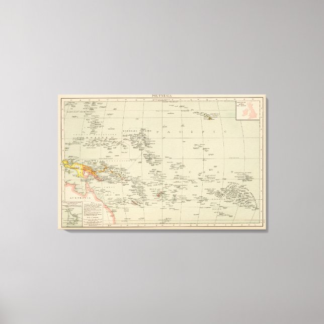 Polynesia 4 canvas print (Front)