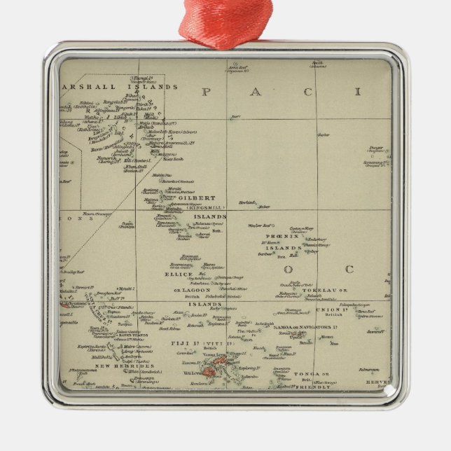 Polynesia 5 metal tree decoration (Front)