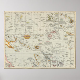 Polynesia, Islands of the Pacific Poster