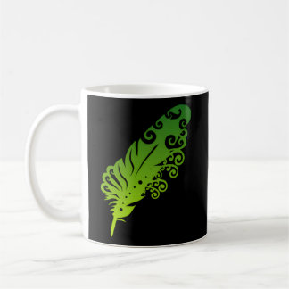 Polynesia Maori Feather Tribal Tattoo New Zealand  Coffee Mug