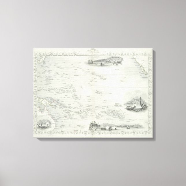 Polynesia or Islands in the Pacific Ocean, from a Canvas Print (Front)