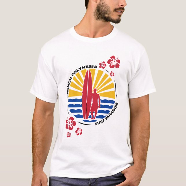 Polynesia Surf t-shirt (Front)