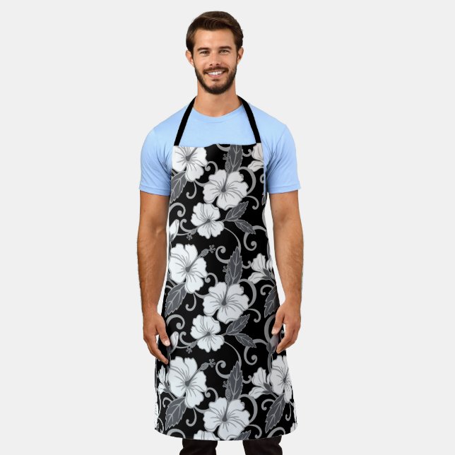POLYNESIAN DREAM (BLACK) APRON (Worn)