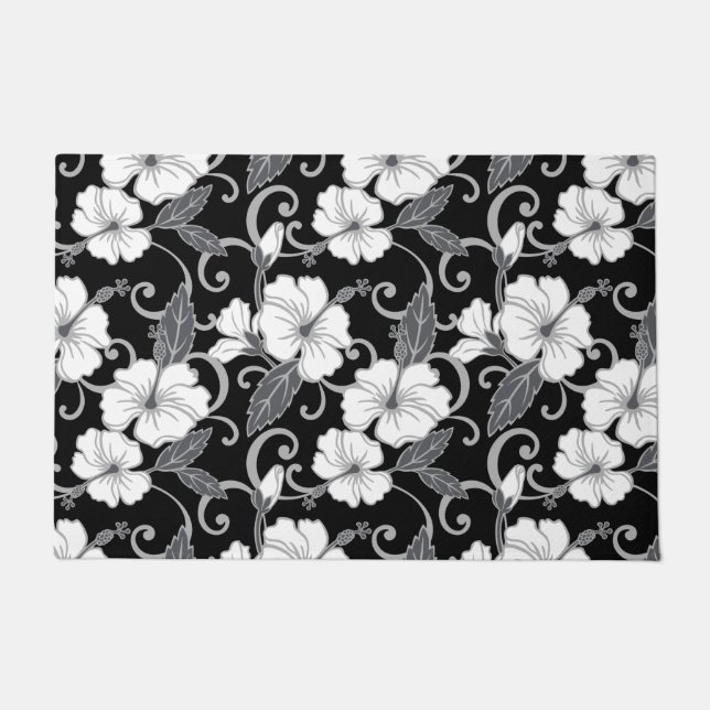 POLYNESIAN DREAM (BLACK) DOORMAT (Front)