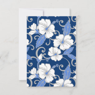 POLYNESIAN DREAM (BLUE) THANK YOU CARD