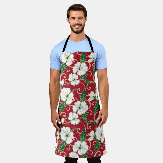 POLYNESIAN DREAM (CHRISTMAS) APRON (Worn)