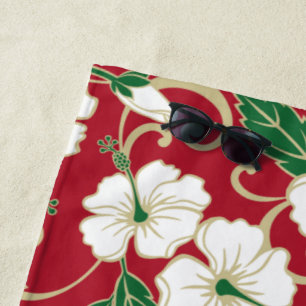 POLYNESIAN DREAM (CHRISTMAS) BEACH TOWEL