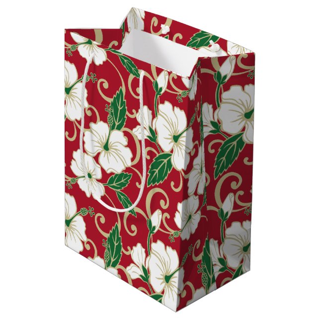 POLYNESIAN DREAM (CHRISTMAS) Gift Bag (Back Angled)