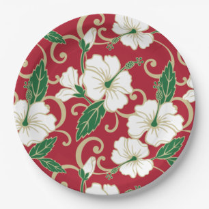 POLYNESIAN DREAM (CHRISTMAS) PAPER PLATE