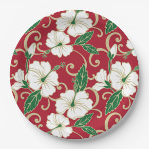 POLYNESIAN DREAM (CHRISTMAS) PAPER PLATE