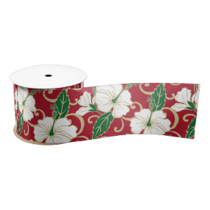 POLYNESIAN DREAM (CHRISTMAS) SATIN RIBBON