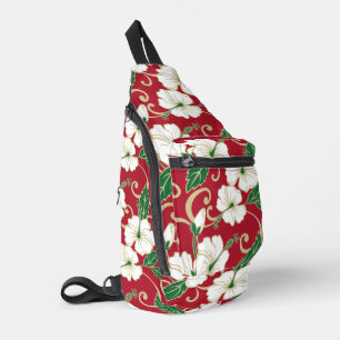 POLYNESIAN DREAM PATTERN IN CHRISTMAS SLING BAG