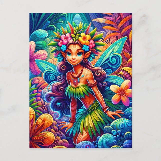 Polynesian Fairy Postcard (Front)