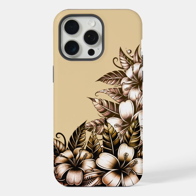 Polynesian Flora iPhone Case (Back)