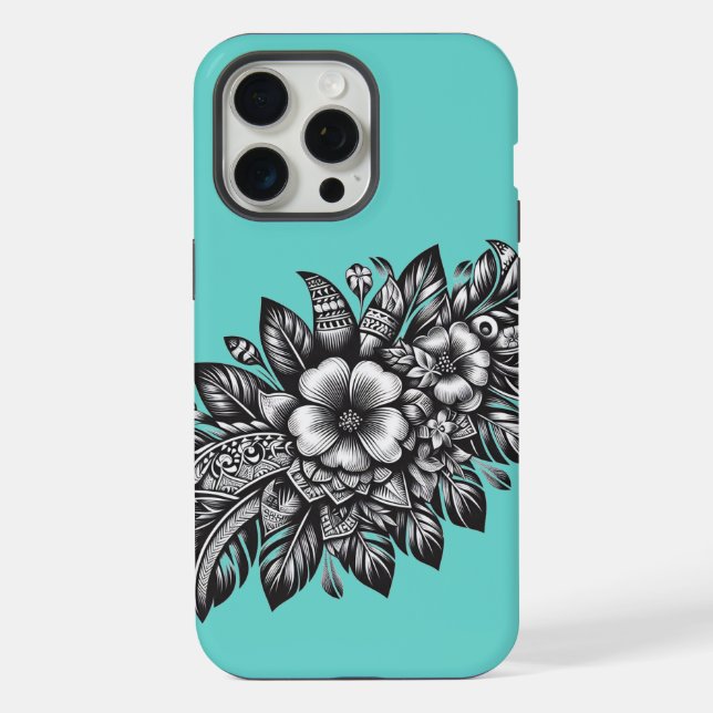 Polynesian Flora iPhone Case (Back)