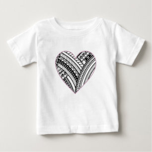 Polynesian Heart Baby T-Shirt