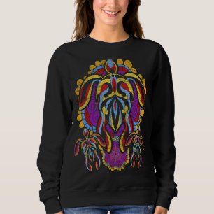 Polynesian Maori Tribal Ocean Animal Hawaiian Tatt Sweatshirt