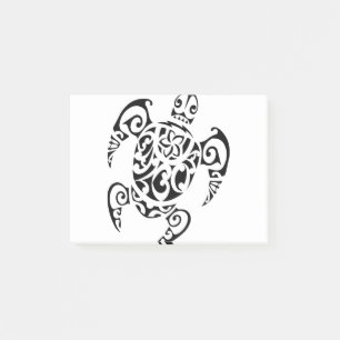 Polynesian Sea Turtle Maori tattooing Post-it Notes