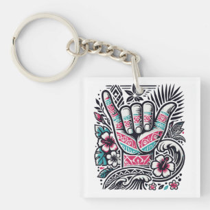 Polynesian Shaka – Hawaiian Aloha Spirit Key Ring