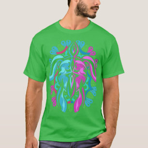 Polynesian Tattoo Turtle Lover Hawaiian Tribal Man T-Shirt